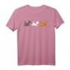 Aristocats Cats In Line T-Shirt - Lizenziertes Disney Produkt zum HapPanda, Katzenliebhaber Geschenk