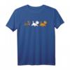 Aristocats Cats In Line T-Shirt - Lizenziertes Disney Produkt zum HapPanda, Katzenliebhaber Geschenk