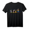HapPanda Mickey Mouse & Friends Line Up T-Shirt - Offiziell Lizenzierter Disney Fanartikel für Geburtstagsfans