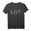 HapPanda Mickey Mouse & Friends Line Up T-Shirt - Offiziell Lizenzierter Disney Fanartikel für Geburtstagsfans