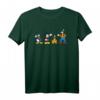 HapPanda Mickey Mouse & Friends Line Up T-Shirt - Offiziell Lizenzierter Disney Fanartikel für Geburtstagsfans