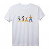 HapPanda Mickey Mouse & Friends Line Up T-Shirt - Offiziell Lizenzierter Disney Fanartikel für Geburtstagsfans