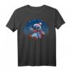HapPanda Lilo & Stitch Weihnachts T-Shirt mit Snowflake Lines - Offiziell Lizenzierte Disney-Fanmode
