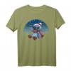 HapPanda Lilo & Stitch Weihnachts T-Shirt mit Snowflake Lines - Offiziell Lizenzierte Disney-Fanmode