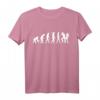 Evolution Line Dance T-Shirt für Paare und Tänzer – Klassisch geschnitten, doppelt genäht, perfekt für Wettbewerbe und Freizeit