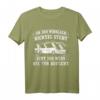 Lustiges Busfahrer T-Shirt – Ob du wirklich richtig stehst, siehst du wenn die Tür aufgeht - Originelles Geschenk für Busfahrer, Kollegen & Fahrer