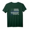 Blue Lives Matter Thin Blue Line American Flag Cop T-Shirt – Unterstützung für Polizei & Law Enforcement