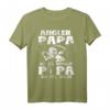 Angler Papa Wie Ein Normaler Papa Nur Viel Cooler T-Shirt – Lustiges Angel Geschenk für Vatertag, Geburtstag & Weihnachten für passionierte Angler