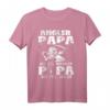 Angler Papa Wie Ein Normaler Papa Nur Viel Cooler T-Shirt – Lustiges Angel Geschenk für Vatertag, Geburtstag & Weihnachten für passionierte Angler