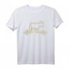 Goldesel Muli Maultier Esel T-Shirt – Süßes Esel Motiv mit Herzschlaglinien, ideales Geschenk zum Geburtstag für Tierliebhaber, Nutztierbesitzer und Esel-Trainer