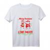 Line Dance und Weihnachten T-Shirt - Lustiges Country & Western Tanzshirt für Weihnachtsfeiern und Line Dancer