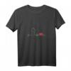 Weißes Damen Pudel / Doodle T-Shirt mit EKG-Linie – Herzfrequenz Design für Hundeliebhaber, Pudel- und Doodle-Fans, perfekt als Gassi-Outfit oder Geschenk zu Weihnachten & Geburtstag