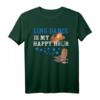 Lustiges Line Dance Geschenk T-Shirt - Is My Happy Hour mit Cowboy Hut & Western Stiefeln für Line Dancer, Lehrer & Gruppen