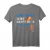 Lustiges Line Dance Geschenk T-Shirt - Is My Happy Hour mit Cowboy Hut & Western Stiefeln für Line Dancer, Lehrer & Gruppen
