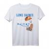 Lustiges Line Dance Geschenk T-Shirt - Is My Happy Hour mit Cowboy Hut & Western Stiefeln für Line Dancer, Lehrer & Gruppen