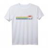 Jack Russell Dog Rainbow Chest Lines Vintage Style T-Shirt – Hundemotiv im Retro Look für Tierliebhaber