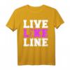 Live Like Line Volleyballgeschenk - Trendiges Sport T-Shirt für Volleyballfans und Spieler, Perfektes Geschenk für Volleyballliebhaber