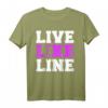 Live Like Line Volleyballgeschenk - Trendiges Sport T-Shirt für Volleyballfans und Spieler, Perfektes Geschenk für Volleyballliebhaber