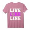 Live Like Line Volleyballgeschenk - Trendiges Sport T-Shirt für Volleyballfans und Spieler, Perfektes Geschenk für Volleyballliebhaber