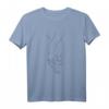 Aesthetic Minimalist Stroke Hands Holding Artsy Line Art T-Shirt – Streetwear für Teens, E-Girls, E-Boys & Urban Fashion Fans