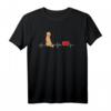 Apricot Pudel / Doodle auf EKG-Linie im Cartoon-Style T-Shirt – Perfekt als Geschenk für Hundeliebhaber, Pudel- und Doodle-Fans zu Weihnachten & Geburtstag