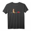 Apricot Pudel / Doodle auf EKG-Linie im Cartoon-Style T-Shirt – Perfekt als Geschenk für Hundeliebhaber, Pudel- und Doodle-Fans zu Weihnachten & Geburtstag