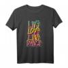 Live Love Line Dance T-Shirt – Stylische Tanzbekleidung für Line Dancer, perfekt als Geschenk zu Geburtstagen, Weihnachten und Anlässen