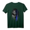 Spartan Thin Blue Line Polizei Support T-Shirt - Unterstützung für Polizeibeamte mit Spartanischem Helmdesign