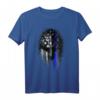 Spartan Thin Blue Line Polizei Support T-Shirt - Unterstützung für Polizeibeamte mit Spartanischem Helmdesign