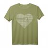 Love Shark Minimalist Line Art Drawing Shark Fin T-Shirt – Stylisches Ocean-Design für Meeres- und Haifischfans