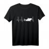 Hai-Geschenke für Hai-Liebhaber - Heartbeat T-Shirt mit Hai-Motiv, perfekt für Meeresfans & Shark Lover