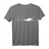 Hai-Geschenke für Hai-Liebhaber - Heartbeat T-Shirt mit Hai-Motiv, perfekt für Meeresfans & Shark Lover