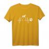 Dachshund Dackel Herzschlag Puls T-Shirt – Liebevolles Hundeliebhaber-Shirt für Gassi, Hundeschule & Geschenkideen