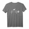 Dachshund Dackel Herzschlag Puls T-Shirt – Liebevolles Hundeliebhaber-Shirt für Gassi, Hundeschule & Geschenkideen