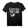 Please Hold the Line Wakeboard T-Shirt – Witziges Wassersport Geschenk für Wakeboarder und Surfer zu Geburtstag & Weihnachten