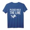 Please Hold the Line Wakeboard T-Shirt – Witziges Wassersport Geschenk für Wakeboarder und Surfer zu Geburtstag & Weihnachten