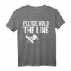 Please Hold the Line Wakeboard T-Shirt – Witziges Wassersport Geschenk für Wakeboarder und Surfer zu Geburtstag & Weihnachten