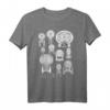 Star Trek Ships Schematics Line Up Premium T-Shirt – Offiziell lizenzierte Sci-Fi Kleidung für Trekkies