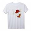 Lustiges Line Dance T-Shirt mit Cowboy Hut & Western Stiefeln – Geschenk für Line Dancer, Tanzlehrer & Gruppen, Live Love Line Dance