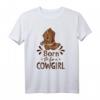 Cowgirl T-Shirt für Damen und Mädchen – Western Landhausstil, Line Dance & Rodeo Geschenk für Pferdeliebhaberinnen