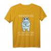 Nicht zu dick ironisches Nilpferd T-Shirt mit Spruch – Humorvolles Geschenk für Selbstvertrauen und innere Werte