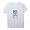 Nicht zu dick ironisches Nilpferd T-Shirt mit Spruch – Humorvolles Geschenk für Selbstvertrauen und innere Werte