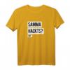 Samma Hackts Hm Ironie Sarkasmus Spruch Shirt - Lustiges Witziges T-Shirt für Humorliebhaber mit schwarzem Humor