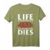 Life Line Sinnloses Memento Mori T-Shirt – Philosophisches Motiv für Leser, Denker und Bücherliebhaber