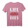Life Line Sinnloses Memento Mori T-Shirt – Philosophisches Motiv für Leser, Denker und Bücherliebhaber
