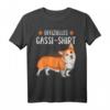 Offizielles Gassi Shirt Corgi Hund Hundehalter Frauchen T-Shirt – Niedliches Hundemotiv für Gassi gehen, als Geschenk für Hundehalter & Hundeliebhaber