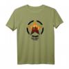 HapPanda WWII Soldiers Front Line T-Shirt - Klassisches Militär T-Shirt mit doppelt genähtem Saum