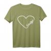 Schnitzel Heart Line Art Design German Meat Food Lover Gift T-Shirt – Perfect for Foodies, Meat Lovers & German Cuisine Fans for Birthdays, Father's Day, Mother's Day & Christmas