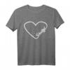 Schnitzel Heart Line Art Design German Meat Food Lover Gift T-Shirt – Perfect for Foodies, Meat Lovers & German Cuisine Fans for Birthdays, Father's Day, Mother's Day & Christmas