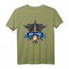 St. Michael Schutzpatron der Polizeibeamten Thin Blue Line T-Shirt – Religiöses Geschenk für Polizisten, Christen & kirchliche Anlässe